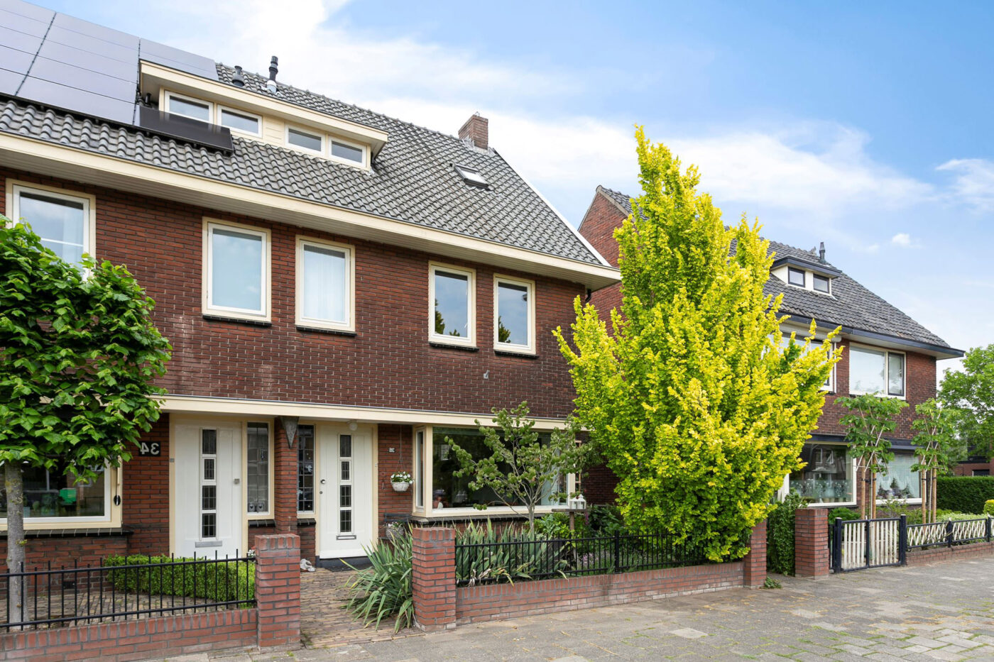 Nederlandse woningen met vernieuwde pannendaken